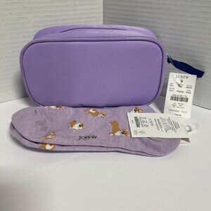 Set of TWO J.Crew Gifts - 1 Customizable Pouch and 1 Pair of Socks NWT